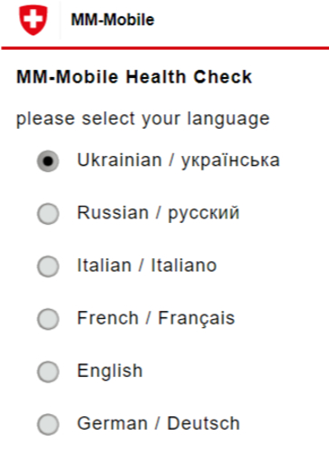 Titelbild Gesundheitsfragebogen MM-Mobile