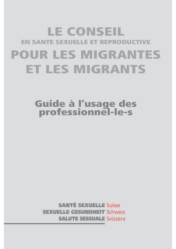Titelbild SANTE SEXUELLE Suisse Guide migration WEB