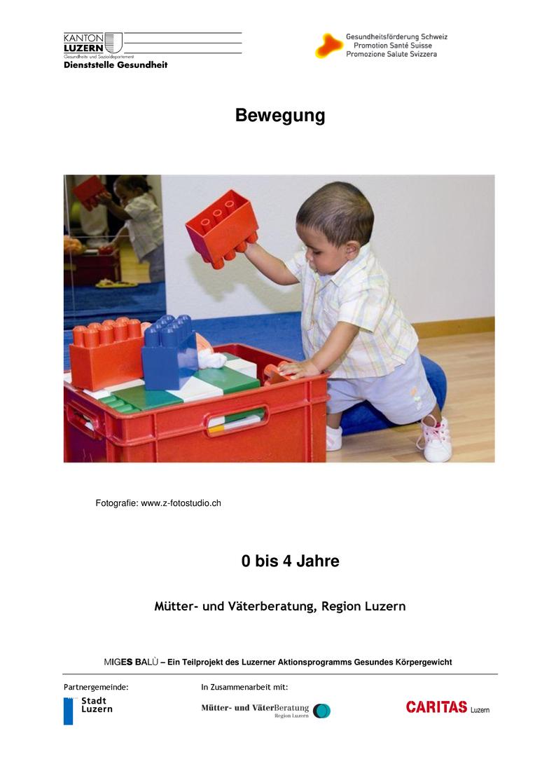 Titelbild LU Bewegung 0 -4 Jahre 1
