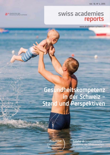 Titelbild Gesundheitskompetenz in der Schweiz – Stand und Perspektiven deutsch und französisch