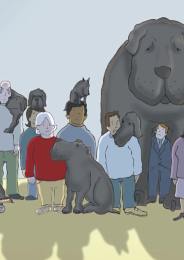 Titelbild_I had a black dog, his name was depression