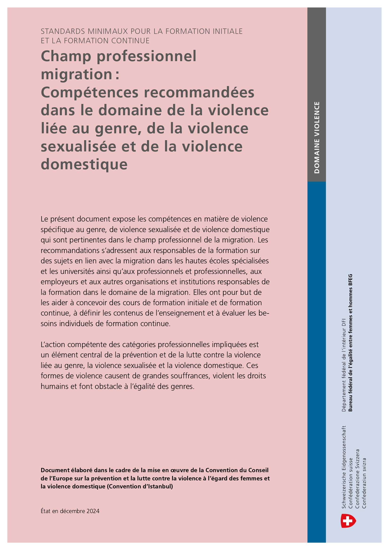 Titelbild Berufsfeld Migration FR