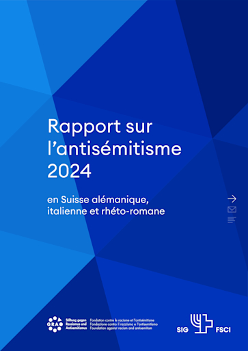 Titelbild Antisemitismusbericht 2024 FR