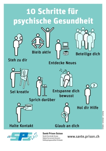 Titelbild 10 Schritte für psychische Gesundheit deutsch