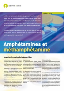 Amphétamines et méthamphétamine