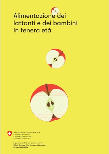 Titelbild Ernährung von Säuglingen und Kleinkindern italienisch