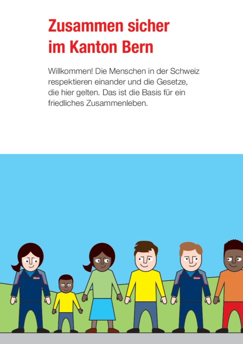 Titelbild Zusammen sicher im Kanton-Bern DE