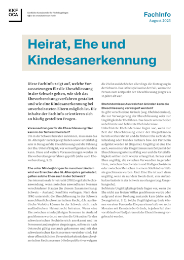 Titelbild Heirat Ehe Kindesanerkennung