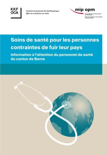 Titelbild Gesundheitsversorgung von Geflüchteten französisch