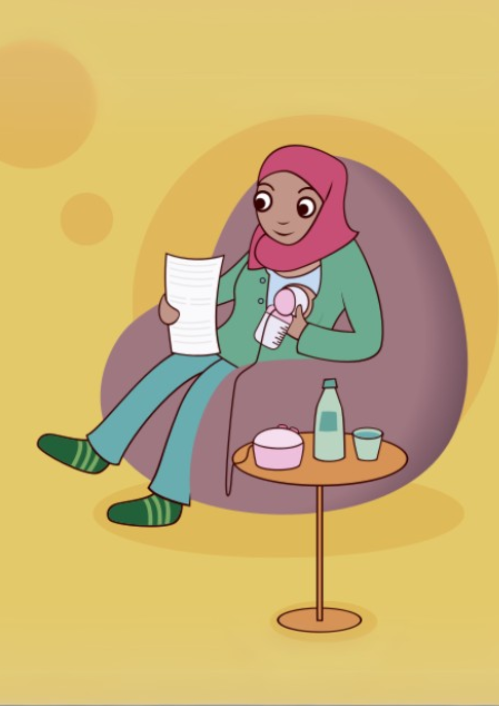 Titelbild Weiterstillen und wieder in den Berufsalltag einsteigen französisch