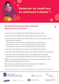 Retourner au travail tout en continuant à allaiter ?