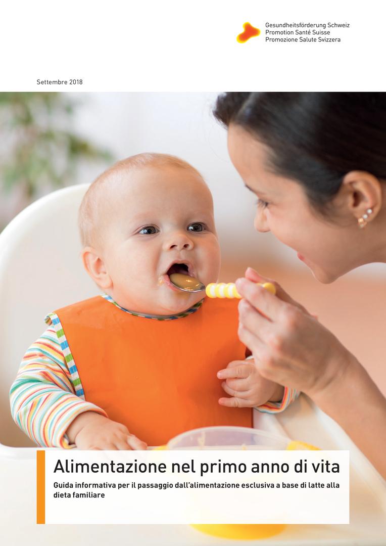 Titelbild Ernaehrung im 1. Lebensjahr italienisch