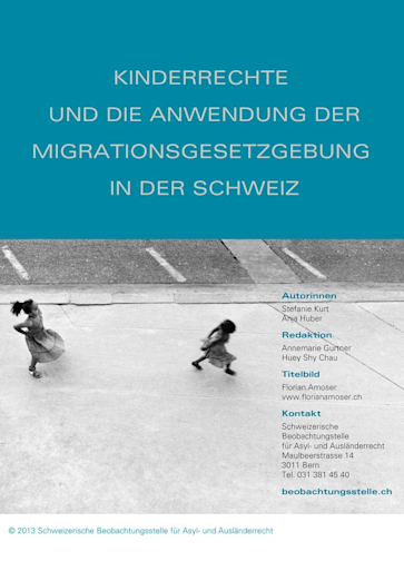 Titelbild Kinderrechte und die Anwendung der Migrationsgesetzgebung in der Schweiz deutsch