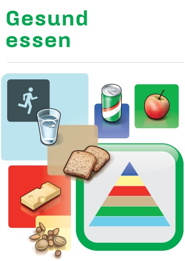 Titelbild Merkblatt Gesund essen einfache Sprache