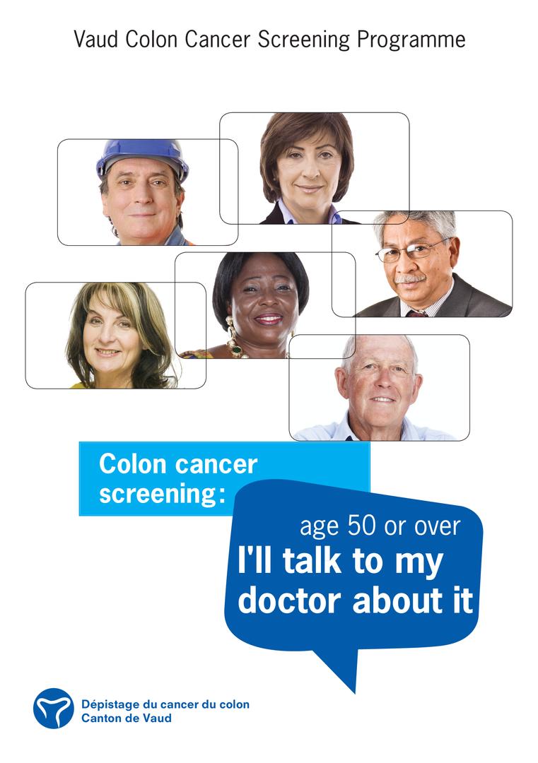 Titelbild Früherkennung von Dickdarmkrebs englisch