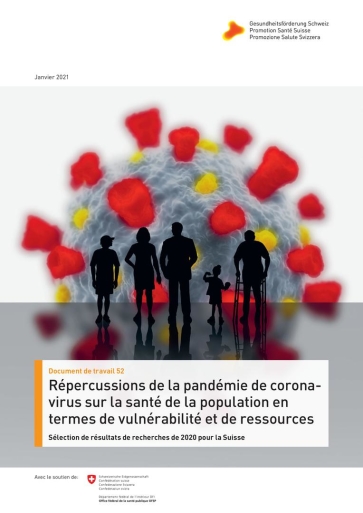 Titelbild Bericht Auswirkungen der Corona-Pandemie auf gesundheitsbezogene Belastungen und Ressourcen der Bevölkerung