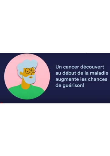 Titelbild Darmkrebs Screening französisch