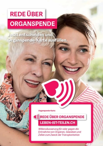 Titelbild Reden über Organspende deutsch