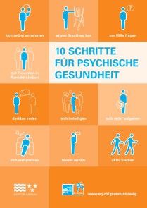 10 Schritte für Psychische Gesundheit in 15 Sprachen