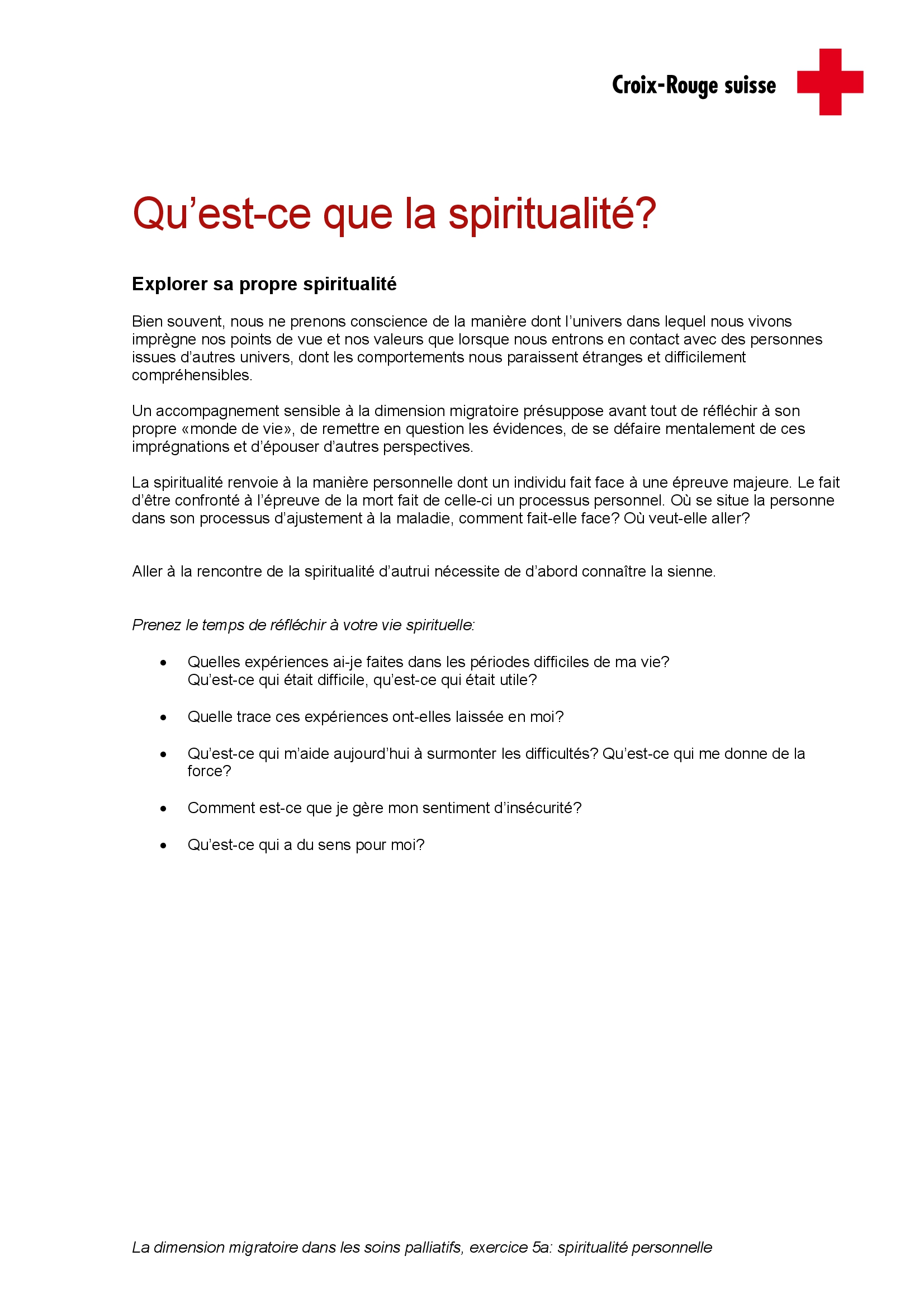 Titelbild Was ist Spiritualität fr