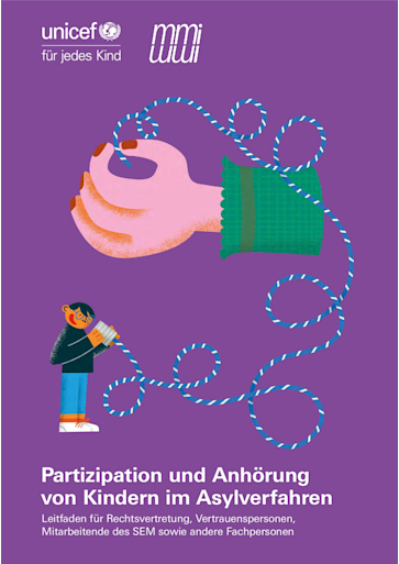 Titelbild Leitfaden-Partizipation und Anhörung von Kindern im Asylverfahren DE