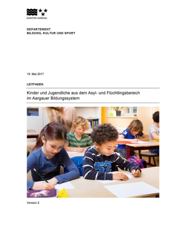 Titelbild BKS Leitfaden Bildung Fluechtlingskinder