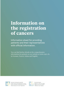 Information about the registration of cancer