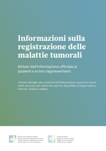 Informazione sulla registrazione delle malattie tumorali