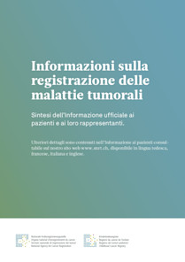 Informazione sulla registrazione delle malattie tumorali