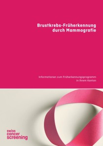 Flyer: Dépistage du cancer du sein par mammographie