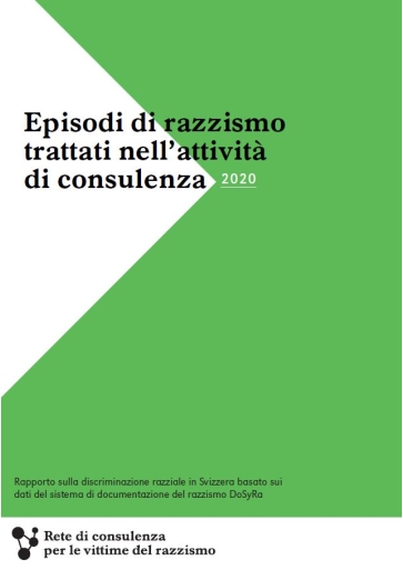 Titelbild Rassismusvorfälle aus der Beratungspraxis italienisch