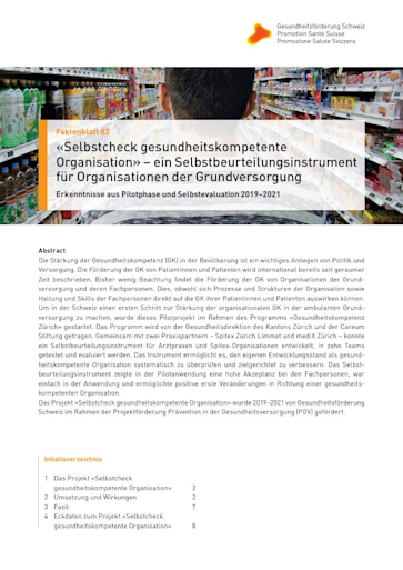 Titelbild_Selbstcheck gesundheitskompetente Organisation