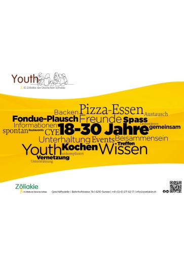 Titelbild Flyer Zöliakie Youth