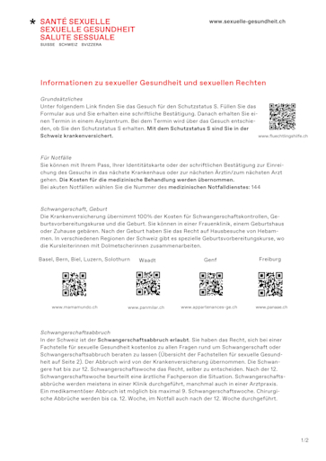 Informationen zu sexueller Gesundheit und sexuellen Rechten Bild