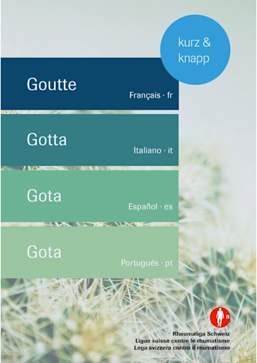 Titelbild Gicht Französisch/Italienisch/Spanisch/Portugiesisch