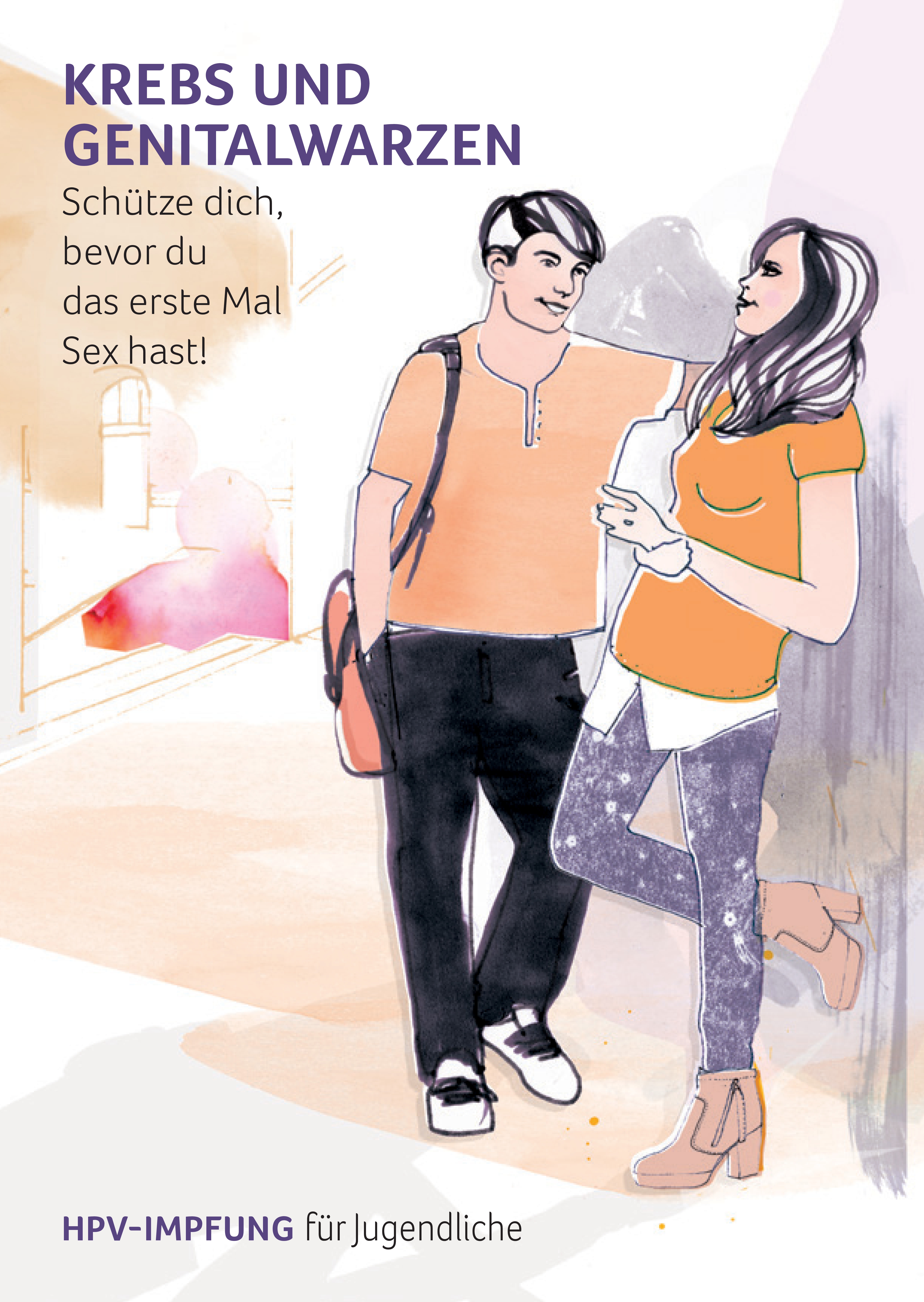 Titelbild Broschuere HPV Impfung i Web 2017