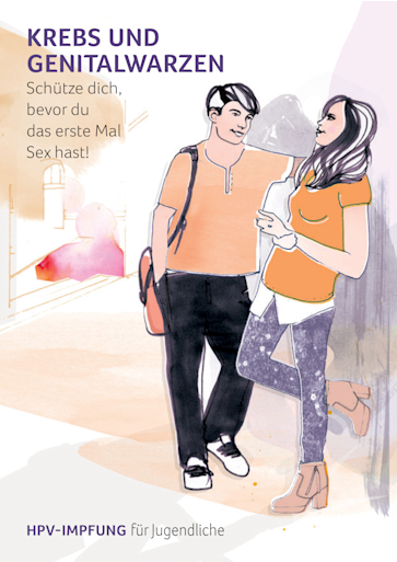 Titelbild Broschuere HPV Impfung d Web 2017