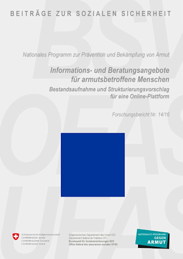 Titelbild Bericht Informations-und Beratungsangebote f r armutsbetroffene Menschen