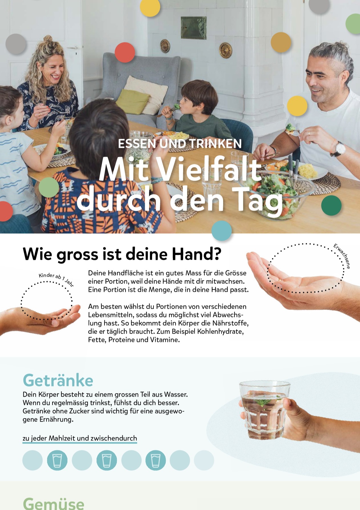 Essen und Trinken - Mit Vielfalt durch den Tag DE