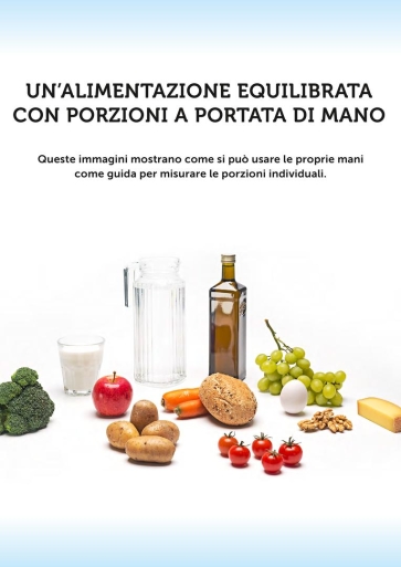 Titelbild DGS Portionenangaben Flyer A4 web Italienisch