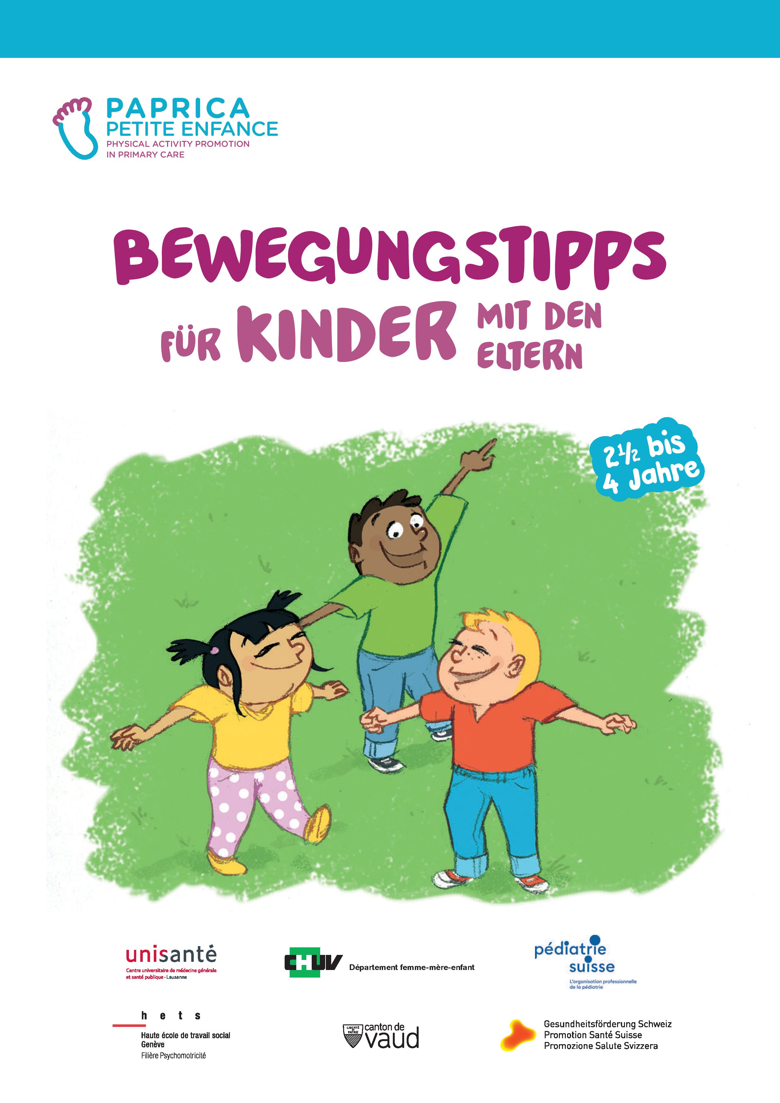 Titelbild PAPRICA BROSCHUERE 2.5bis4 DE