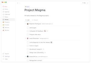 View List Tasks Grouped By People