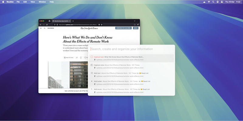 Contextual Capture Link