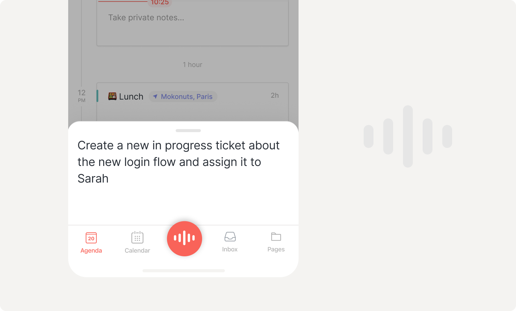 Mobile voice capture