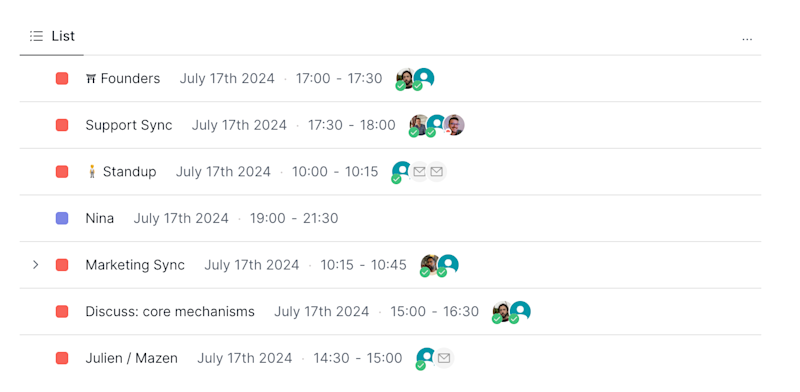 Active Events