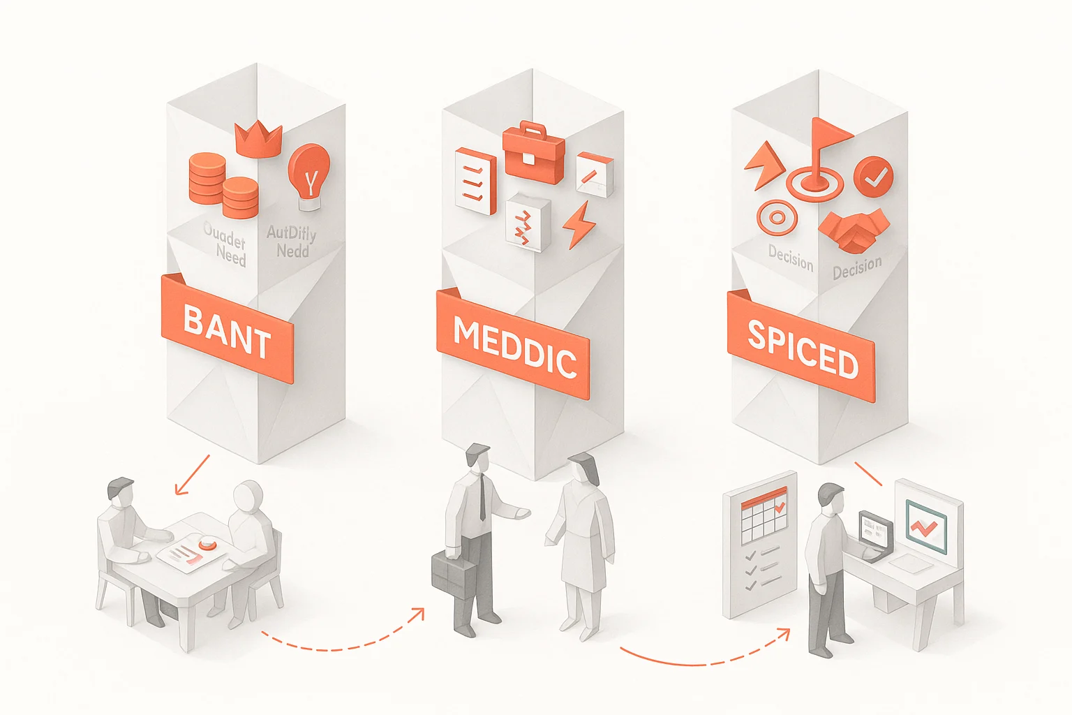 bant-meddic-spiced-comparison
