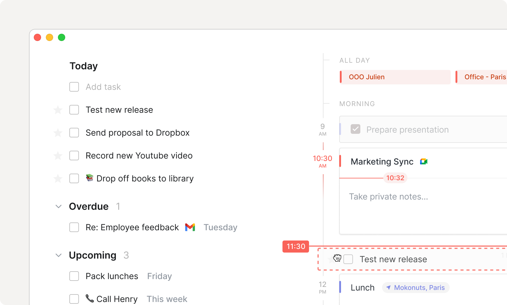 Agenda Time Blocking