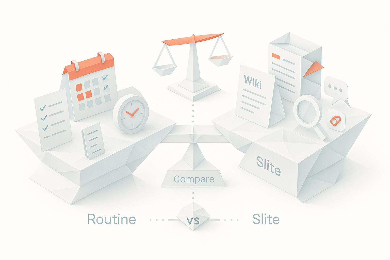 routine-slite-compared