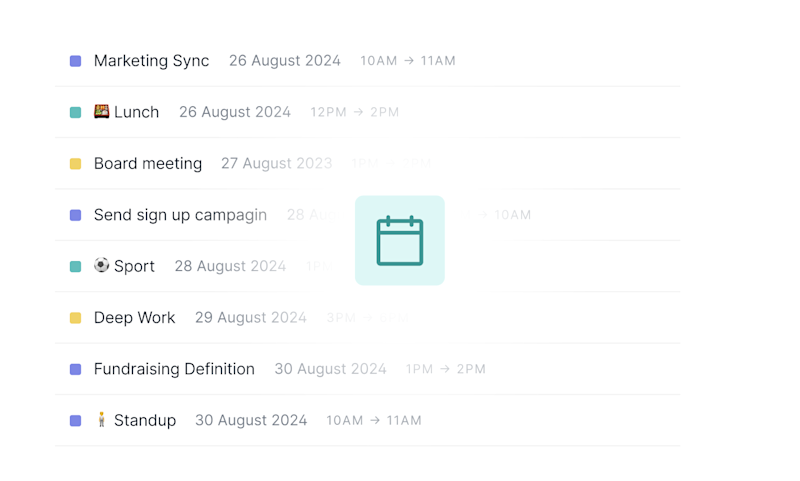 Type / Event