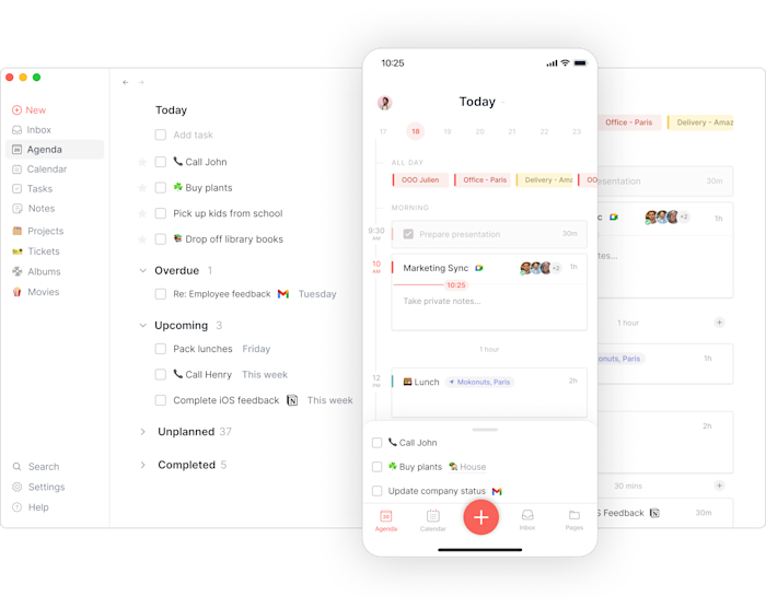 Agenda iOS & Desktop